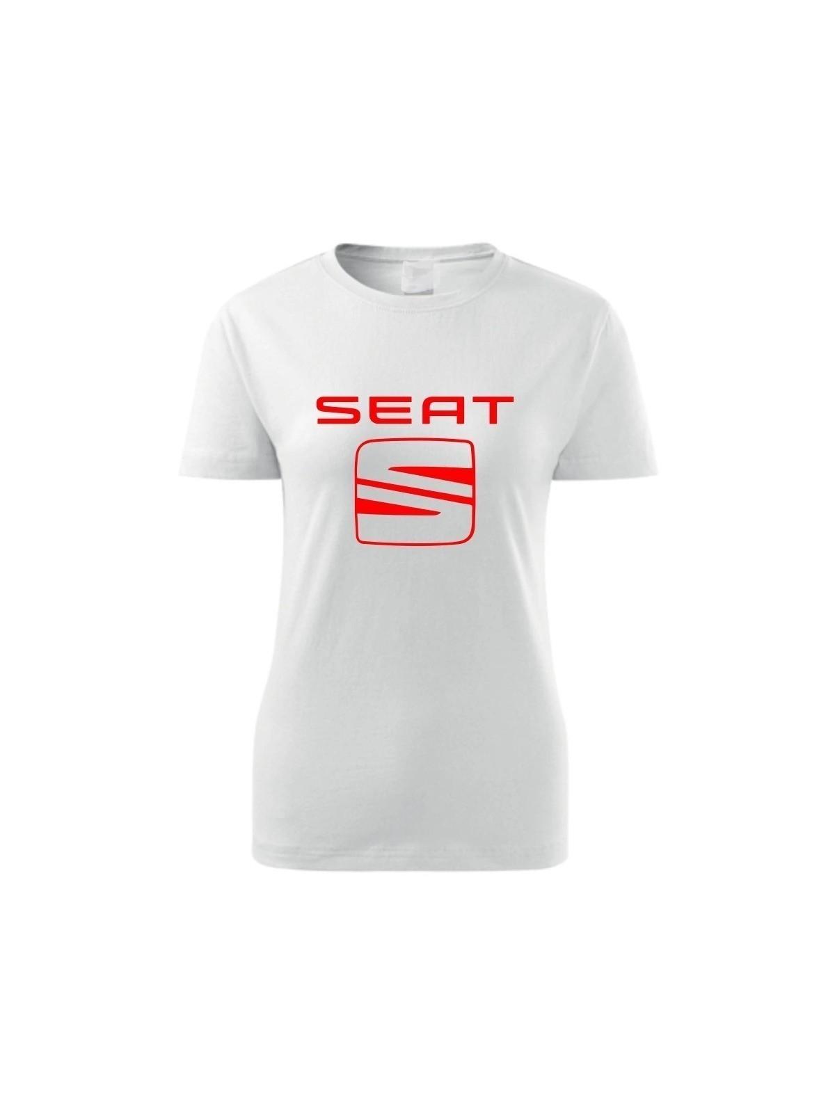 T-SHIRT damski logo SEAT