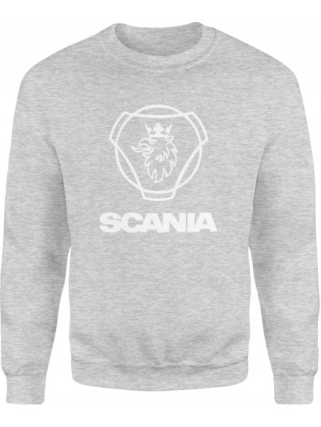 BLUZA BEZ KAPTURA DUŻE LOGO SCANIA