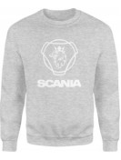 BLUZA BEZ KAPTURA DUŻE LOGO SCANIA