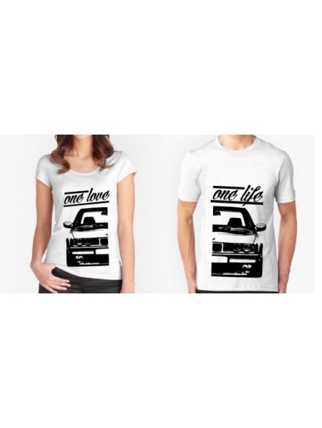 Zestaw koszulek dla pary kontury BMW E34