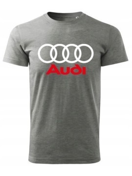 T-shirt Audi duże logo