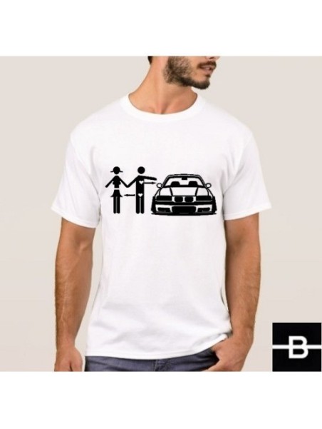 T-shirt męski wzór 1 biały