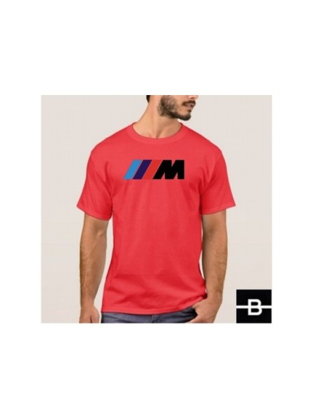 T-shirt męski M POWER czerwony