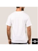 T-shirt męski biały